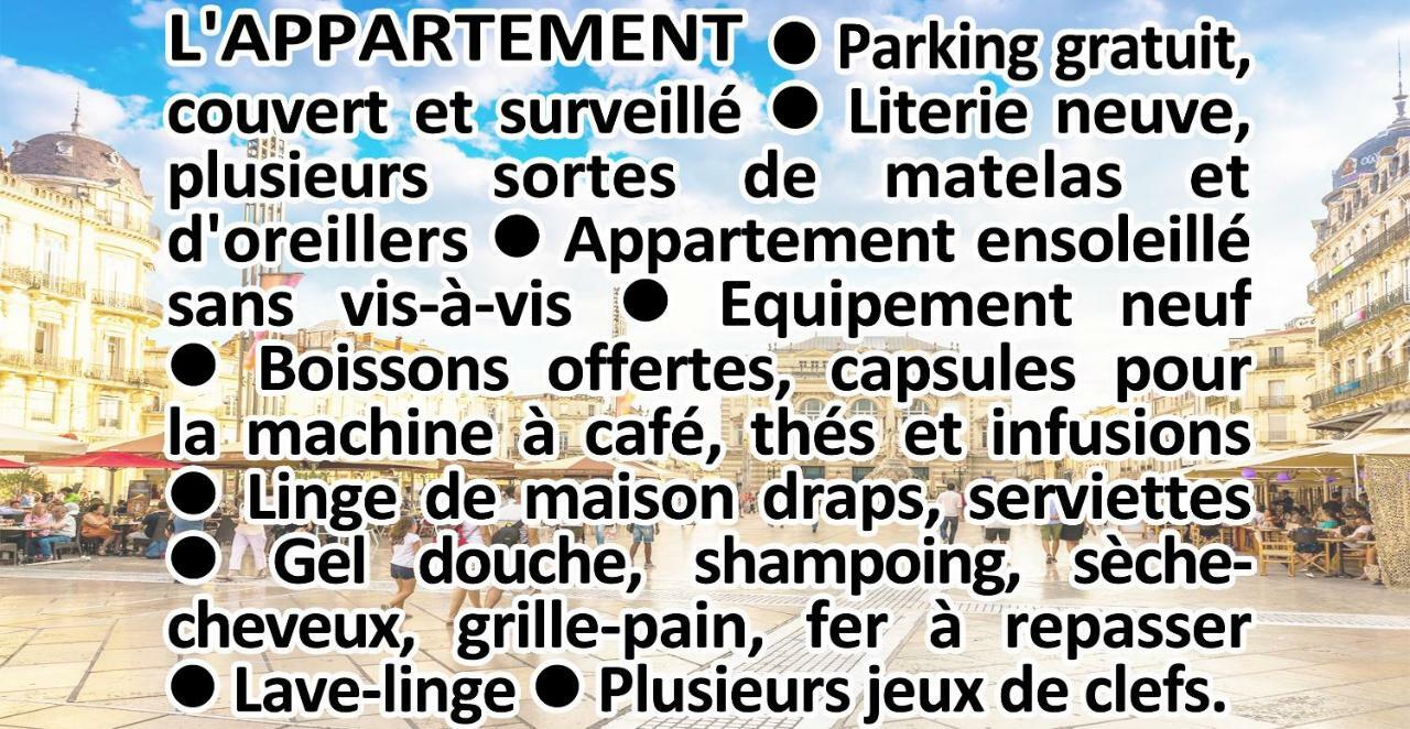 Comedie Musee-Fabre Parking Offert Climatisation Apartment Montpellier Ngoại thất bức ảnh